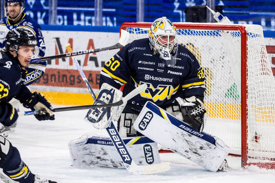 HV71s målvakt Felix Sandström