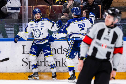 Leksands Michael Lindqvist jublar
