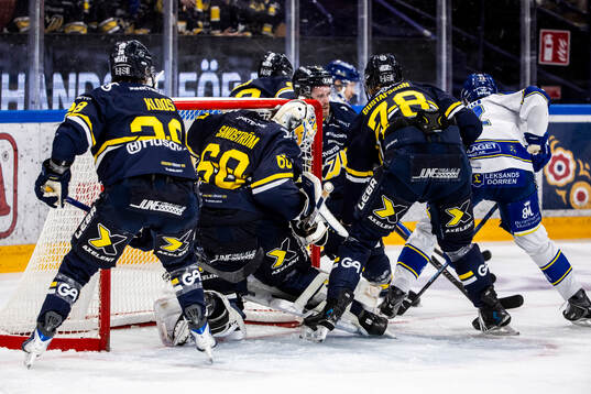 HV71s målvakt Felix Sandström