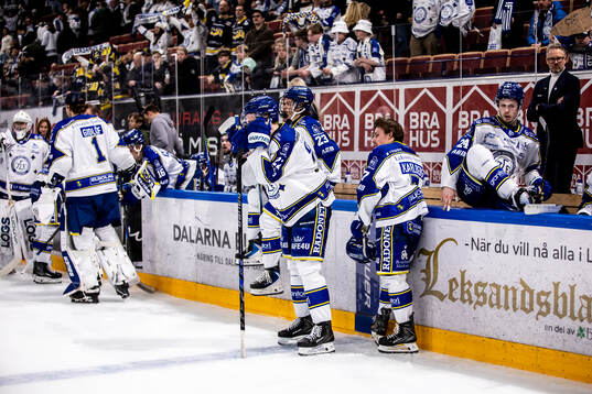 Leksands spelarna deppar