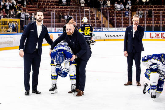 Leksands assisterande tränare Niklas Persson och