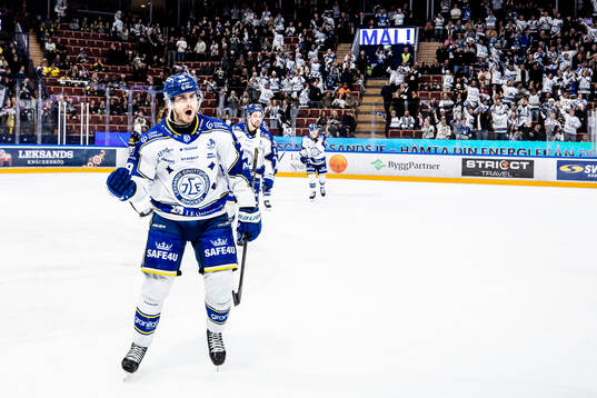 Leksands Michael Lindqvist jublar