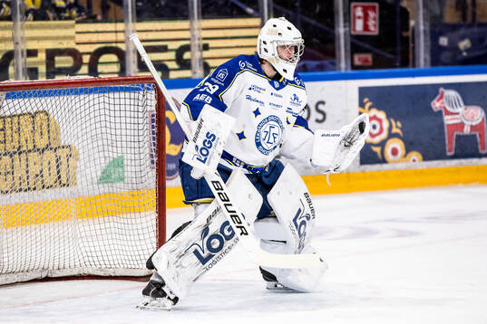 Leksands målvakt Filip Larsson