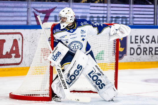 Leksands målvakt Filip Larsson