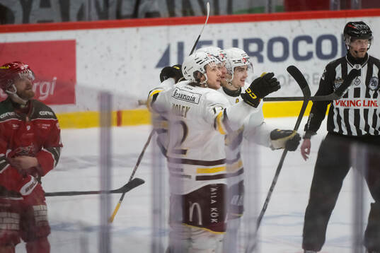 AIKs spelare jublar