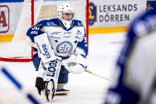 Leksands målvakt Filip Larsson