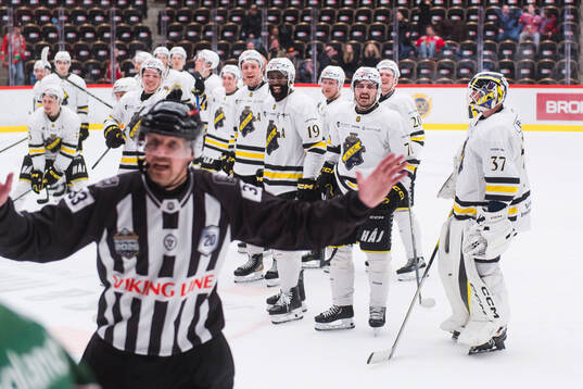 AIKs spelare jublar