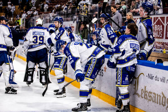 Leksands spelarna deppar