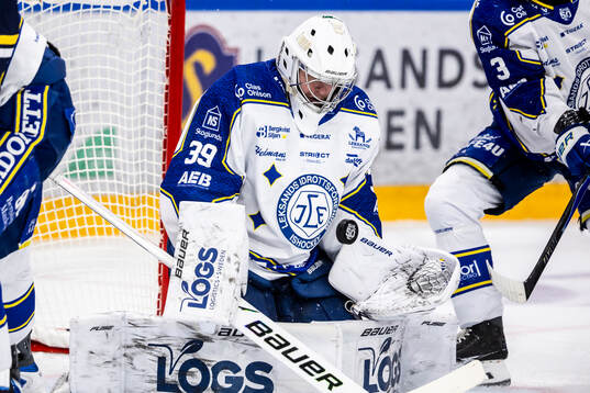 Leksands målvakt Filip Larsson