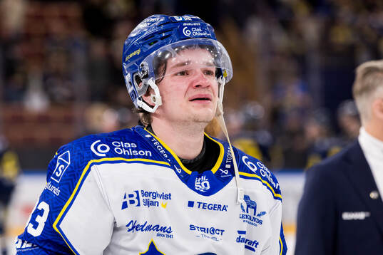 Leksands Olle Strandell deppar