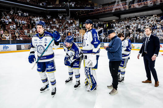 Leksands spelarna deppar