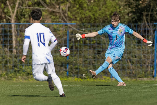 Goalkeeper Vincent Arnström of Sweden