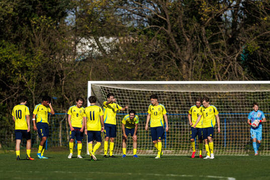 Players of Sweden looks dejected