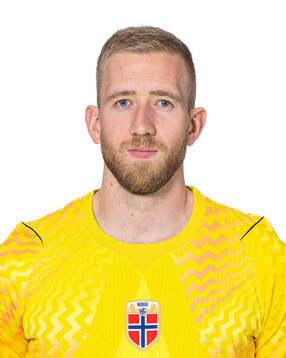 Goalkeeper Egil Selvik of the Norwegian national football