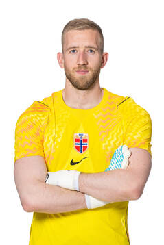 Goalkeeper Egil Selvik of the Norwegian national football