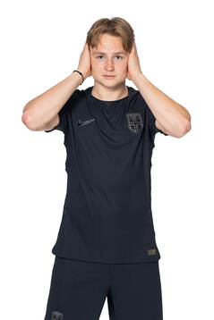 Andreas Schjelderup of the Norwegian national football team