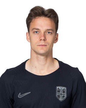 Felix Horn Myhre of the Norwegian national football team