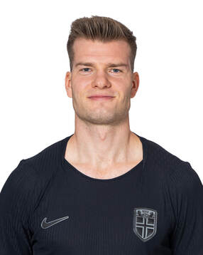 Alexander Sørloth of the Norwegian national football team