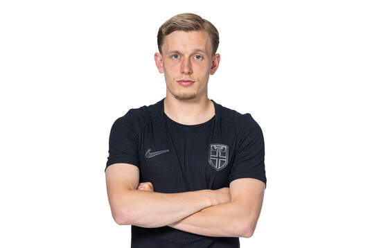 Marcus Holmgren Pedersen of the Norwegian national football