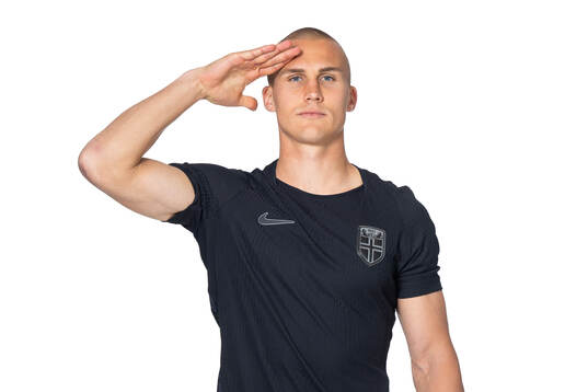 Leo Østigård of the Norwegian national football team