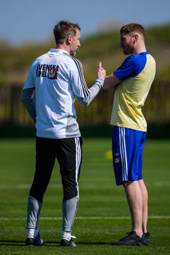 Head coach Graham Potter of the Swedish national football