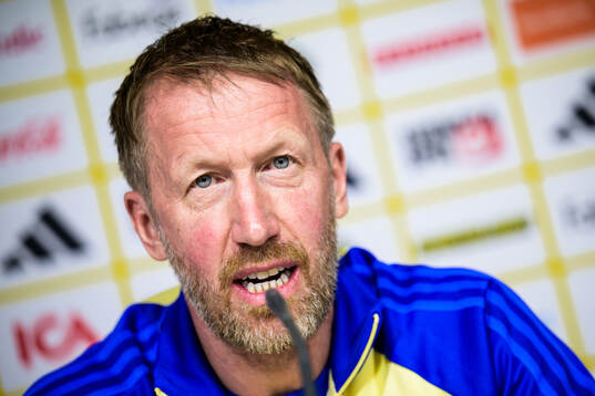 Head coach Graham Potter of the Swedish national football
