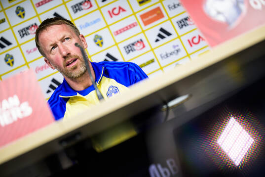 Head coach Graham Potter of the Swedish national football