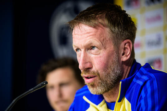 Head coach Graham Potter of the Swedish national football