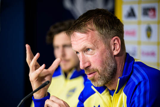 Head coach Graham Potter of the Swedish national football