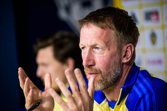 Head coach Graham Potter of the Swedish national football