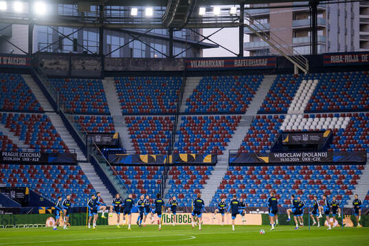 Players of the Ukrainian national football team