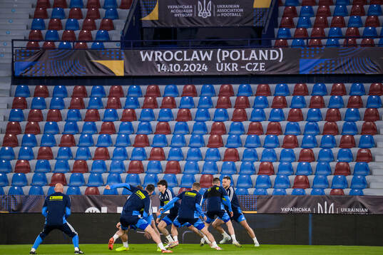 Players of the Ukrainian national football team