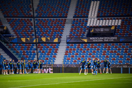 Players of the Ukrainian national football team