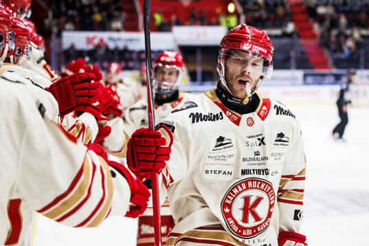 Kalmars Gustaf Westlund jublar