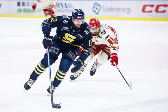 Södertäljes Viktor Liljegren och Kalmars Giorgio Estephan