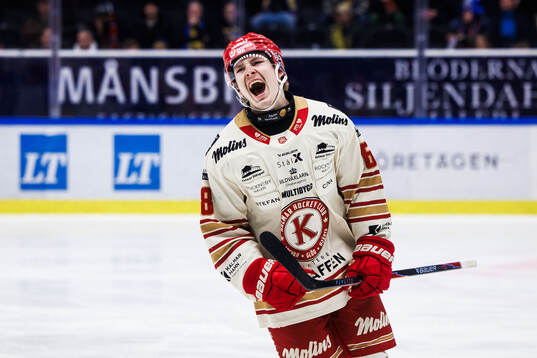Kalmars Eddie Levin jublar