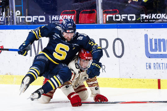 Södertäljes Jonas Ahnelöv och Kalmars Valdemar Johansson