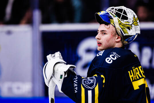 Södertäljes målvakt Love Härenstam