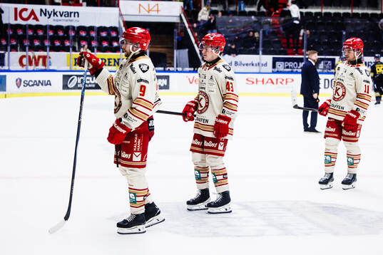 Kalmars Wilhelm Westlund och William Eckmyhl deppar