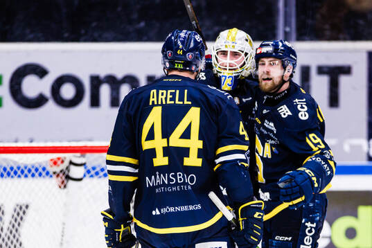 Södertäljes målvakt Love Härenstam, Hampus Harlestam