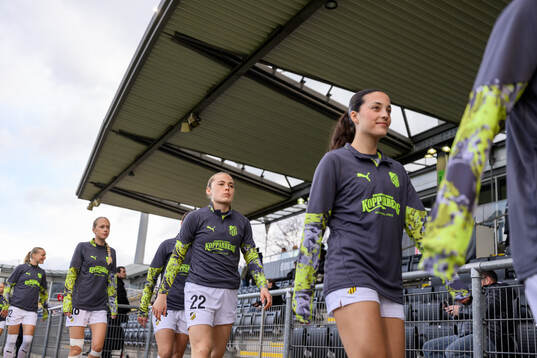 Paulina Nyström and Delaney Matriano of Häcken