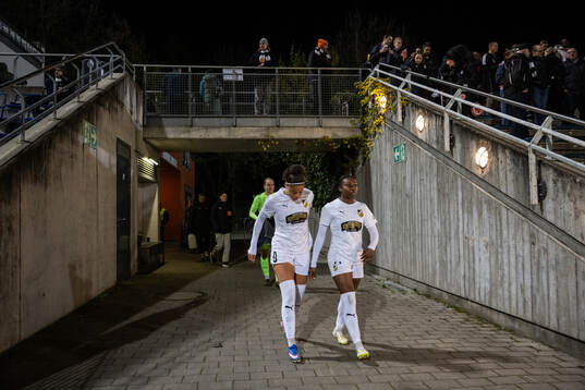 Felicia Schröder and Monica Jusu Bah of Häcken