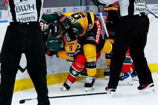 Luleås Heikki Liedes och Frölundas Dominik Egli