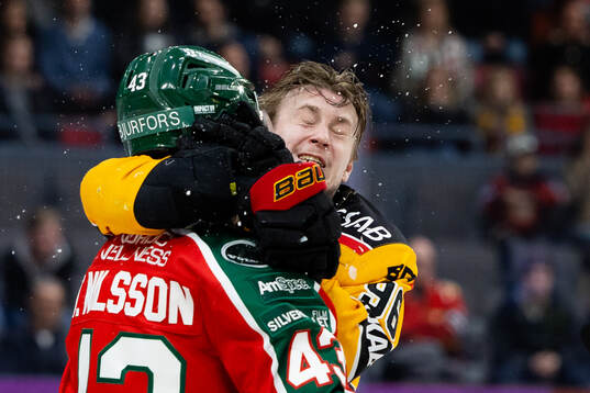 Frölundas Tom Nilsson och Luleås Pontus Andreasson