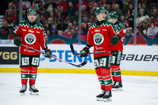 Frölundas Linus Högberg och Tom Nilsson