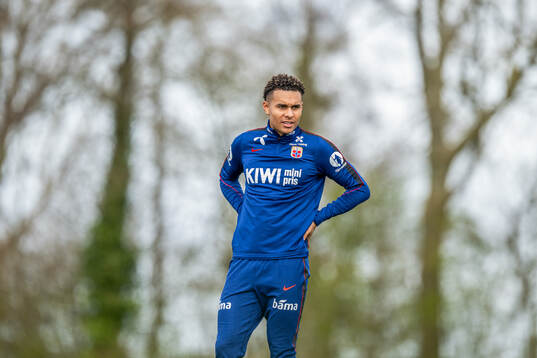 Antonio Nusa of the Norwegian national football team