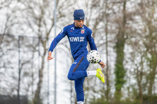 Oscar Bobb of the Norwegian national football team