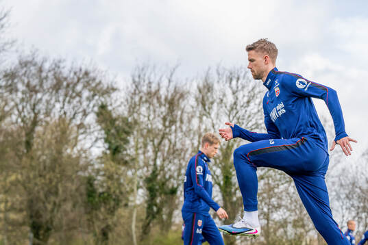 Kristoffer Ajer of the Norwegian national football team
