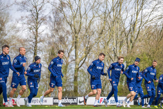 Sander Berge, Alexander Sørloth, Kristian Thorstvedt and