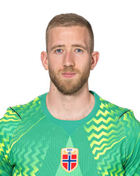 Goalkeeper Egil Selvik of the Norwegian national football